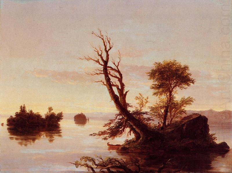 American Lake Scene, Thomas Cole